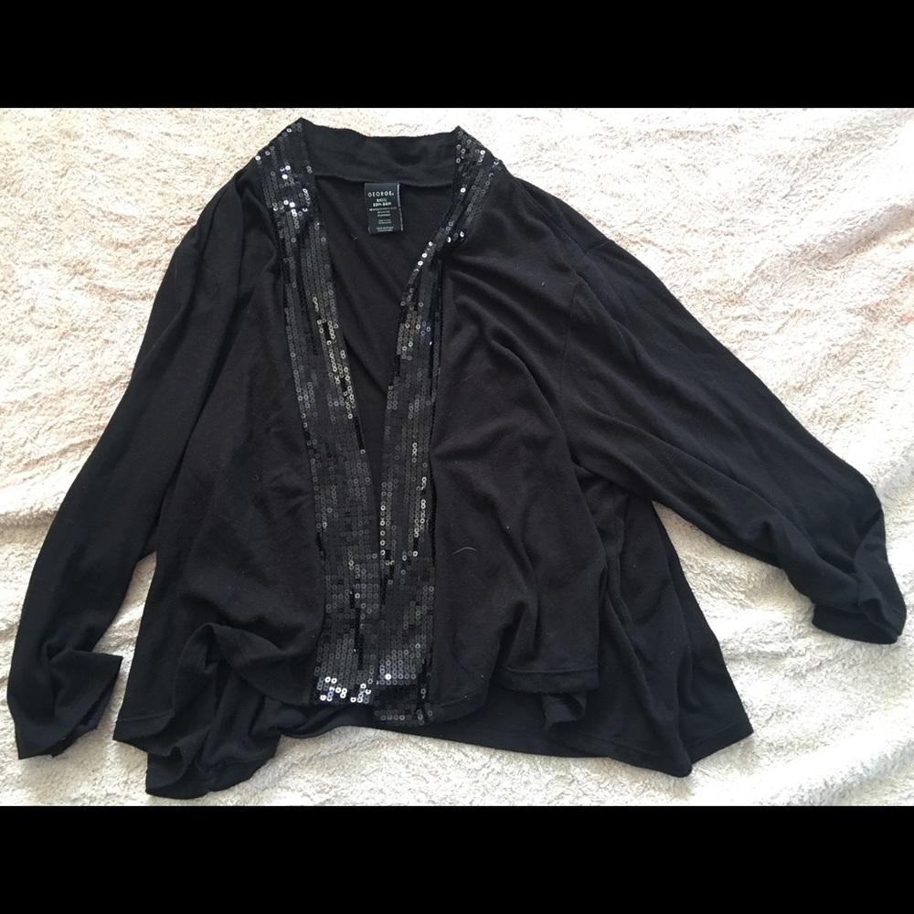 Black cardigan